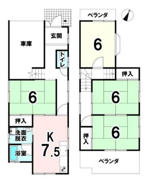 北葛城郡上牧町服部台２丁目　一戸建