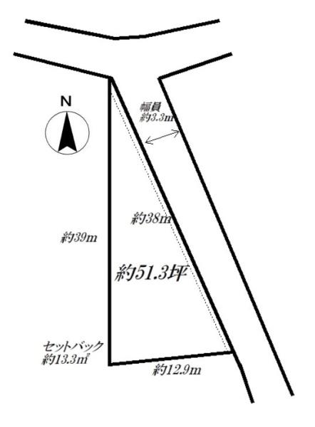 香芝市別所の売土地
