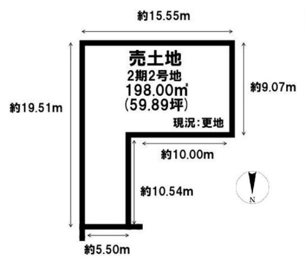 橿原市常盤町の売土地