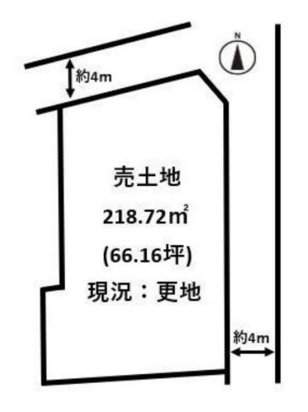 橿原市新賀町の売土地