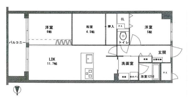 朝日プラザシティ南大和イーストウイングＤ棟