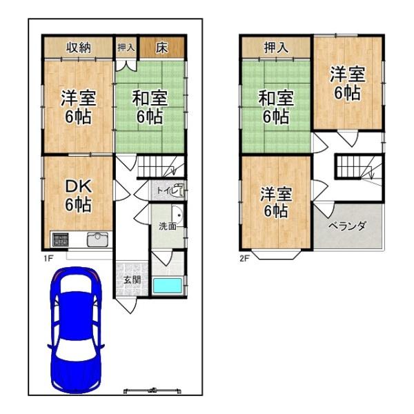 磯城郡三宅町大字伴堂の中古一戸建