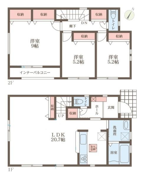 リーブルガーデン三碓２号棟／新築一戸建
