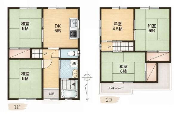 北葛城郡上牧町米山台1丁目 一戸建