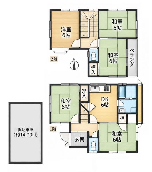 生駒市萩原町 一戸建