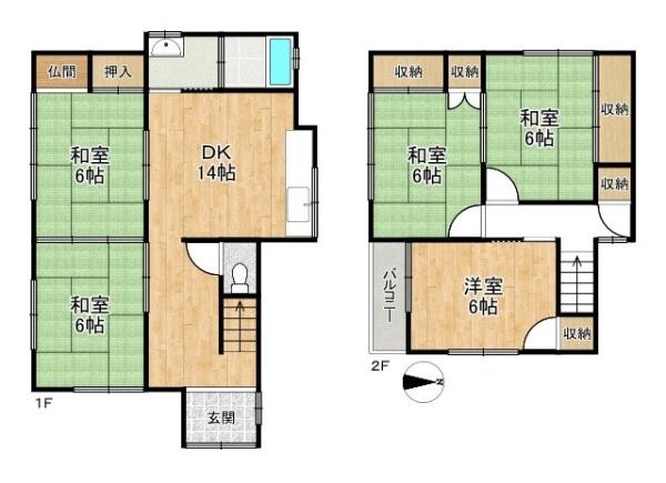 葛城市北花内　一戸建