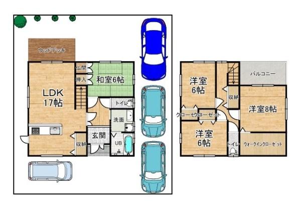 磯城郡川西町結崎　一戸建