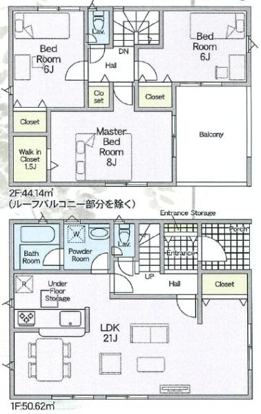 新家町2丁目新築戸建て3号棟(間取り)