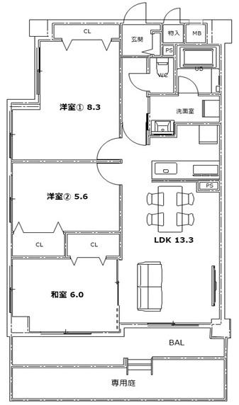ルネ八尾弐番館