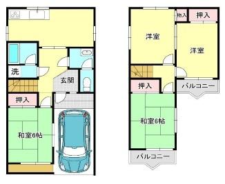 八尾市八尾木東１丁目の中古一戸建て