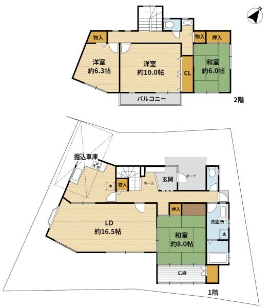 高槻市芝谷町の中古一戸建