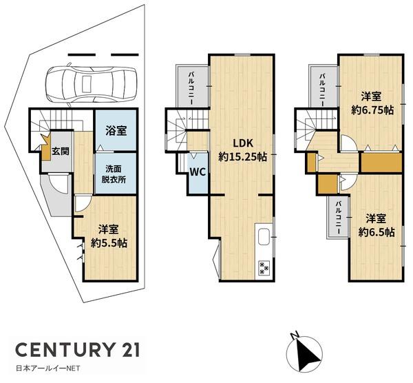 高槻市東天川３丁目の新築一戸建