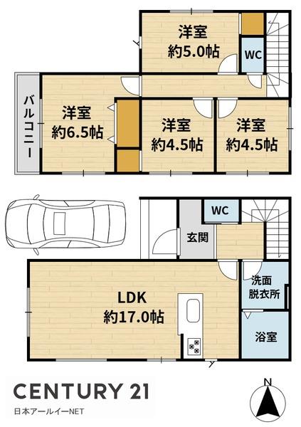 高槻市東五百住町２丁目の新築一戸建
