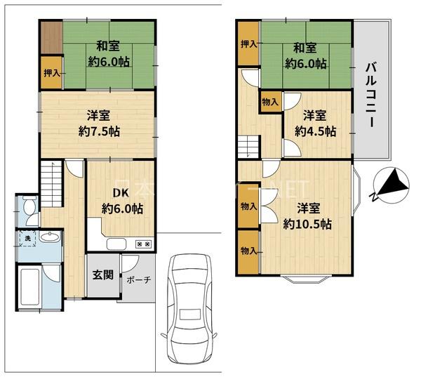 高槻市真上町４丁目の中古一戸建て