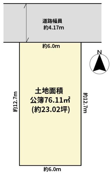高槻市野田３丁目の売土地