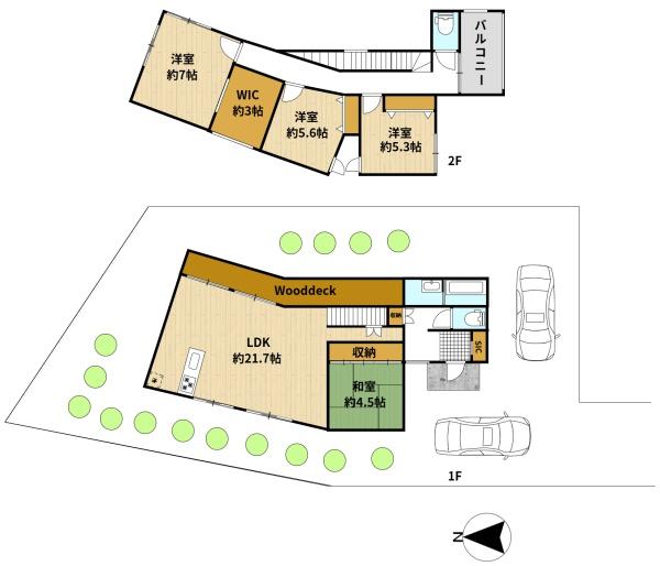 高槻市弥生が丘町の中古一戸建