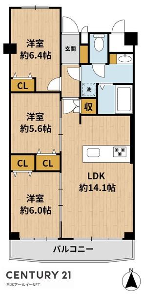 南茨木駅前ハイタウン美沢F棟