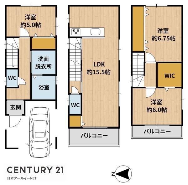 高槻市東天川３丁目の新築一戸建