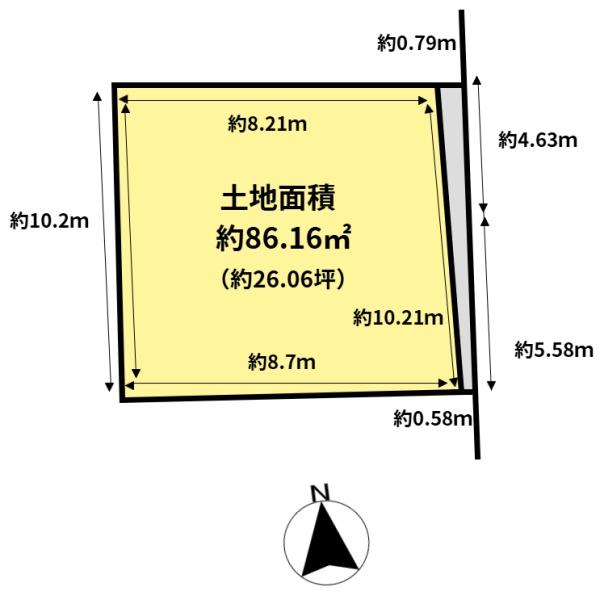 高槻市大手町の売土地