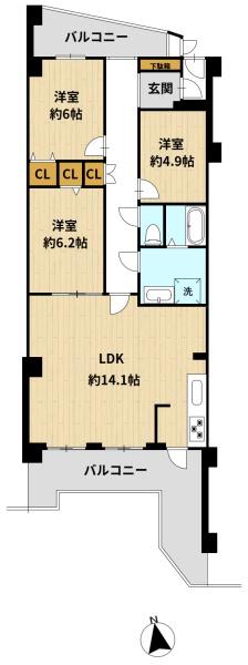 朝日プラザ高槻ウエストヒルズA棟