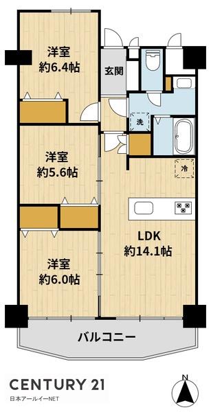 阪急南茨木ハイタウン美沢高層住宅Ｆ棟
