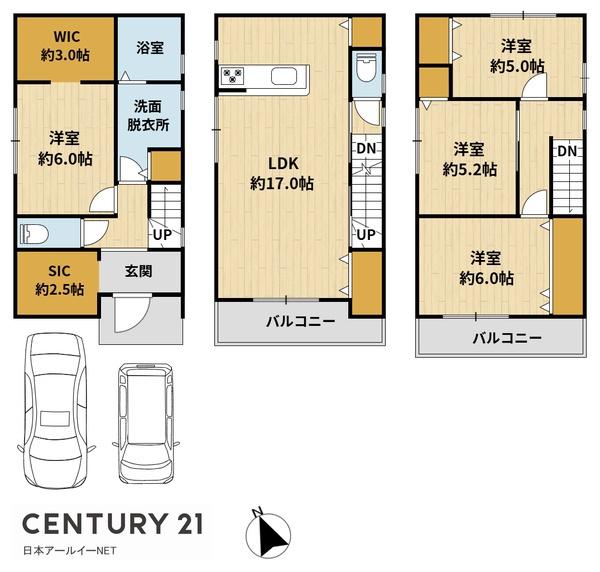 高槻市安岡寺町５丁目の新築一戸建