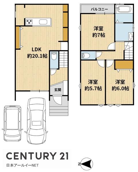 高槻市東上牧２丁目の新築一戸建