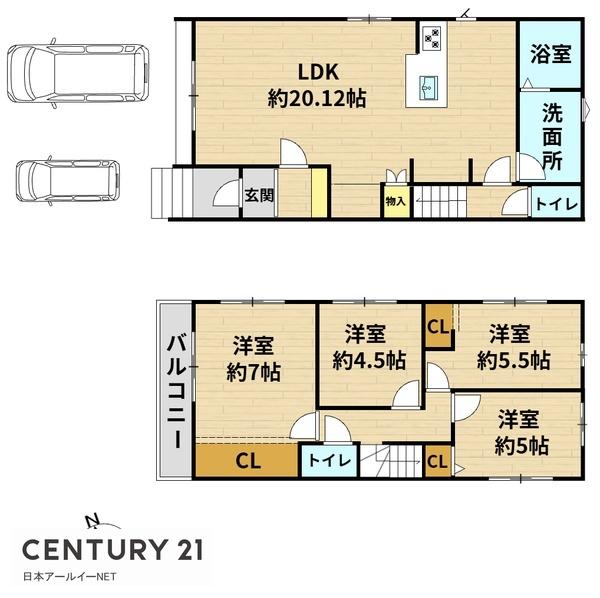 高槻市東上牧３丁目の新築一戸建