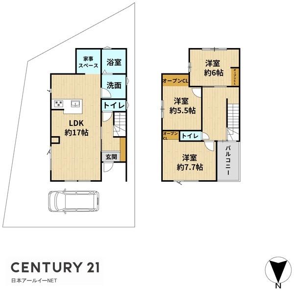 高槻市津之江北町の新築一戸建