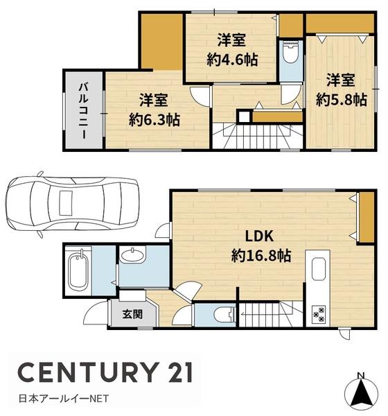 茨木市耳原１丁目の新築一戸建