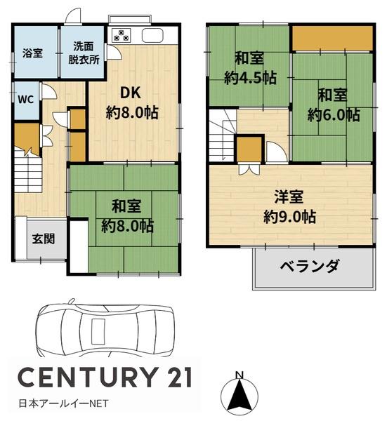 高槻市東城山町の中古一戸建て