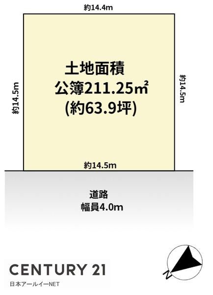 高槻市安岡寺町2丁目の売土地