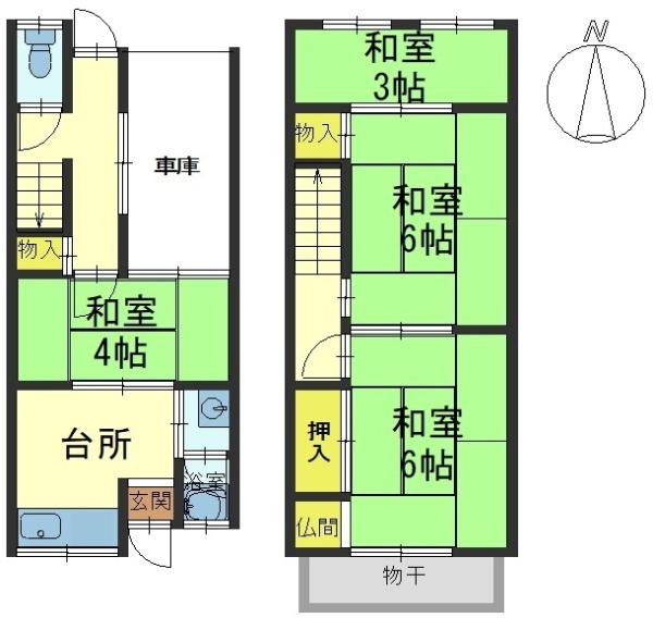 京都市伏見区向島立河原町の一戸建