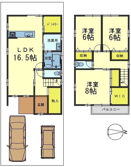 大津市横木２丁目の土地