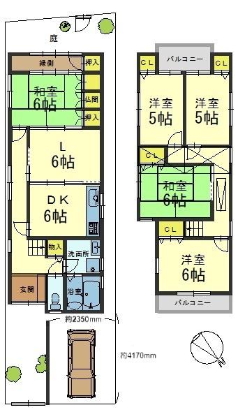 京都市山科区上花山坂尻の中古一戸建