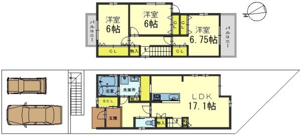 京都市山科区小山谷田町の中古一戸建