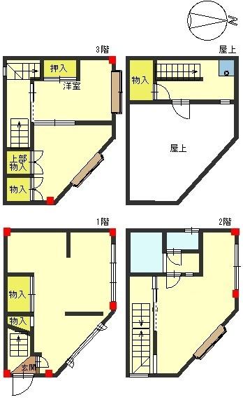 京都市山科区四ノ宮神田町の店舗付住宅