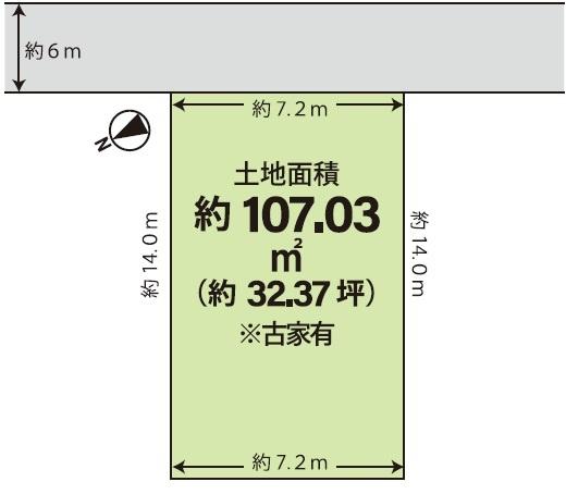 京都市山科区小山谷田町の土地