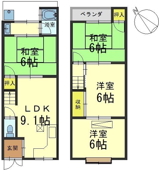 京都市山科区小山姫子町の中古一戸建