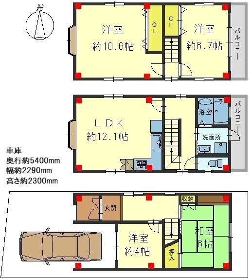 京都市山科区東野門口町の中古一戸建て