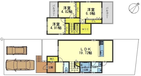 大津市横木２丁目の中古一戸建