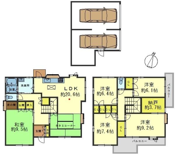 大津市本宮２丁目の中古一戸建