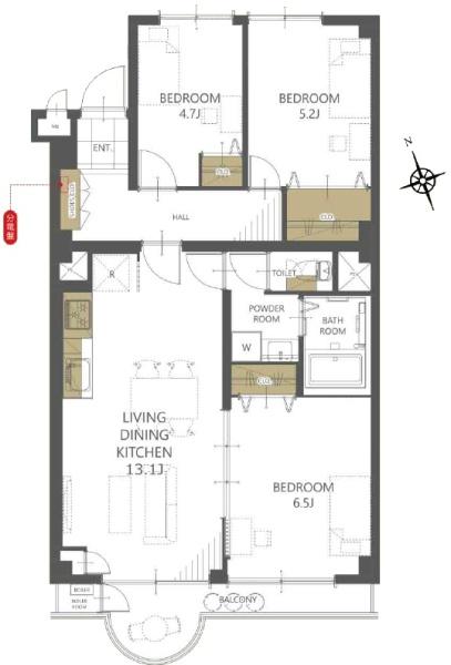 山科音羽マンションA棟