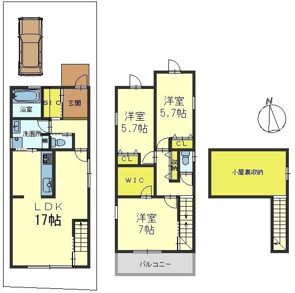 京都市伏見区石田内里町の新築一戸建