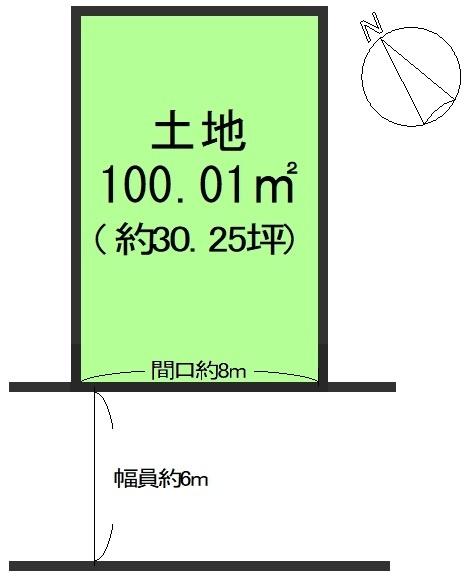 京都市山科区東野中井ノ上町の売土地