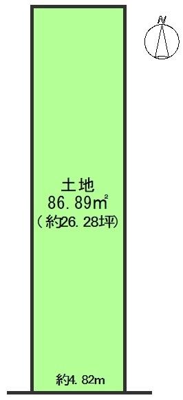 京都市山科区西野大鳥井町の土地