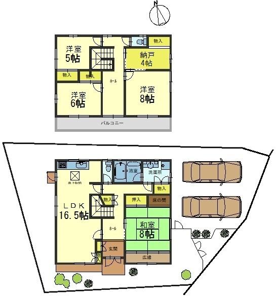 京都市山科区大塚大岩の中古一戸建て