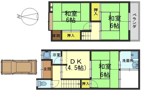 京都市伏見区醍醐外山街道町の中古一戸建