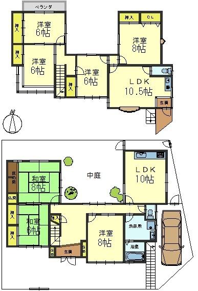 京都市山科区大宅御所山の中古一戸建
