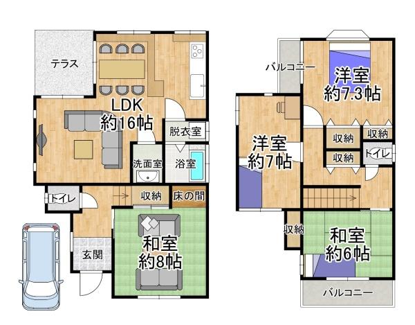 河内長野市木戸1丁目　中古戸建